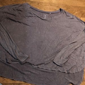 PacSun Distressed oversized long sleeve top
